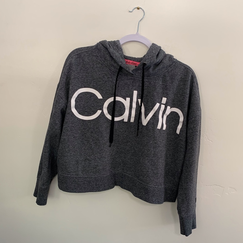 Calvin Klein performance cropped hoodie